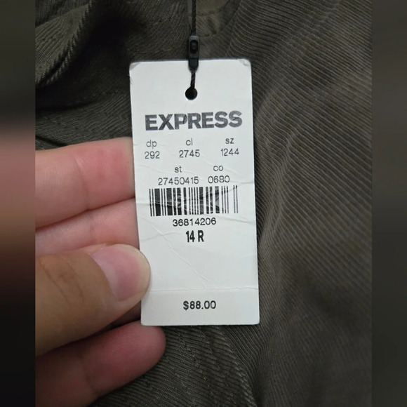 Super High Waisted Belted Paperbag Ankle Pant - Picture 6 of 9